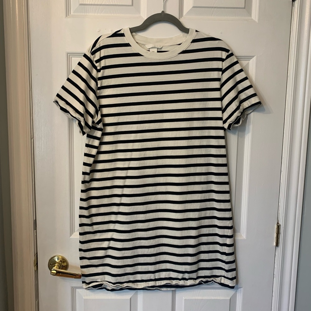 NWOT Striped T-shirt Dress/Tunic, H&M, size M